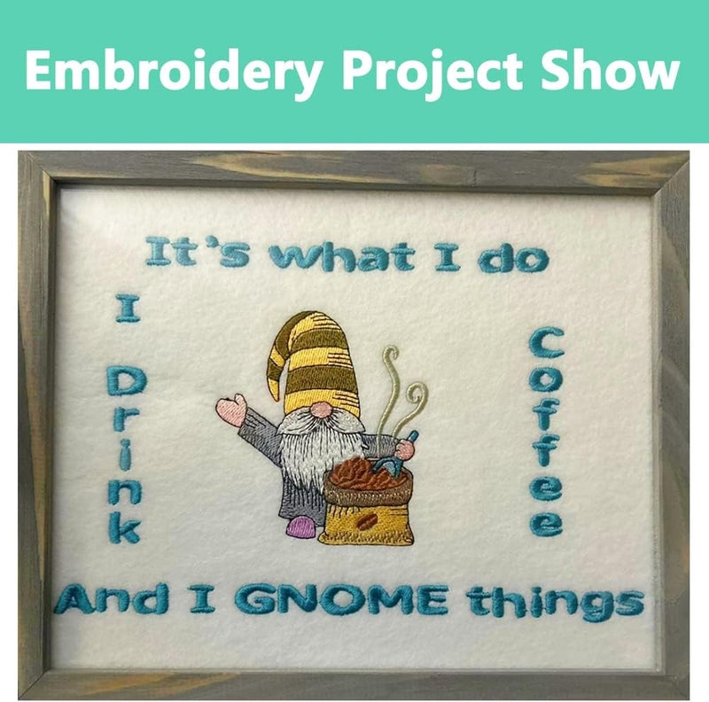 craftido 12"x10" 100 Sheets Cut Away Embroidery Stabilizer Backing for 5x7 Hoops 2.5oz Medium Weight for Machine Embroidery and Hand Sewing - Image 5